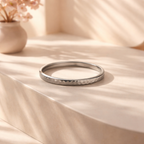The Nitya Bangle - Silver