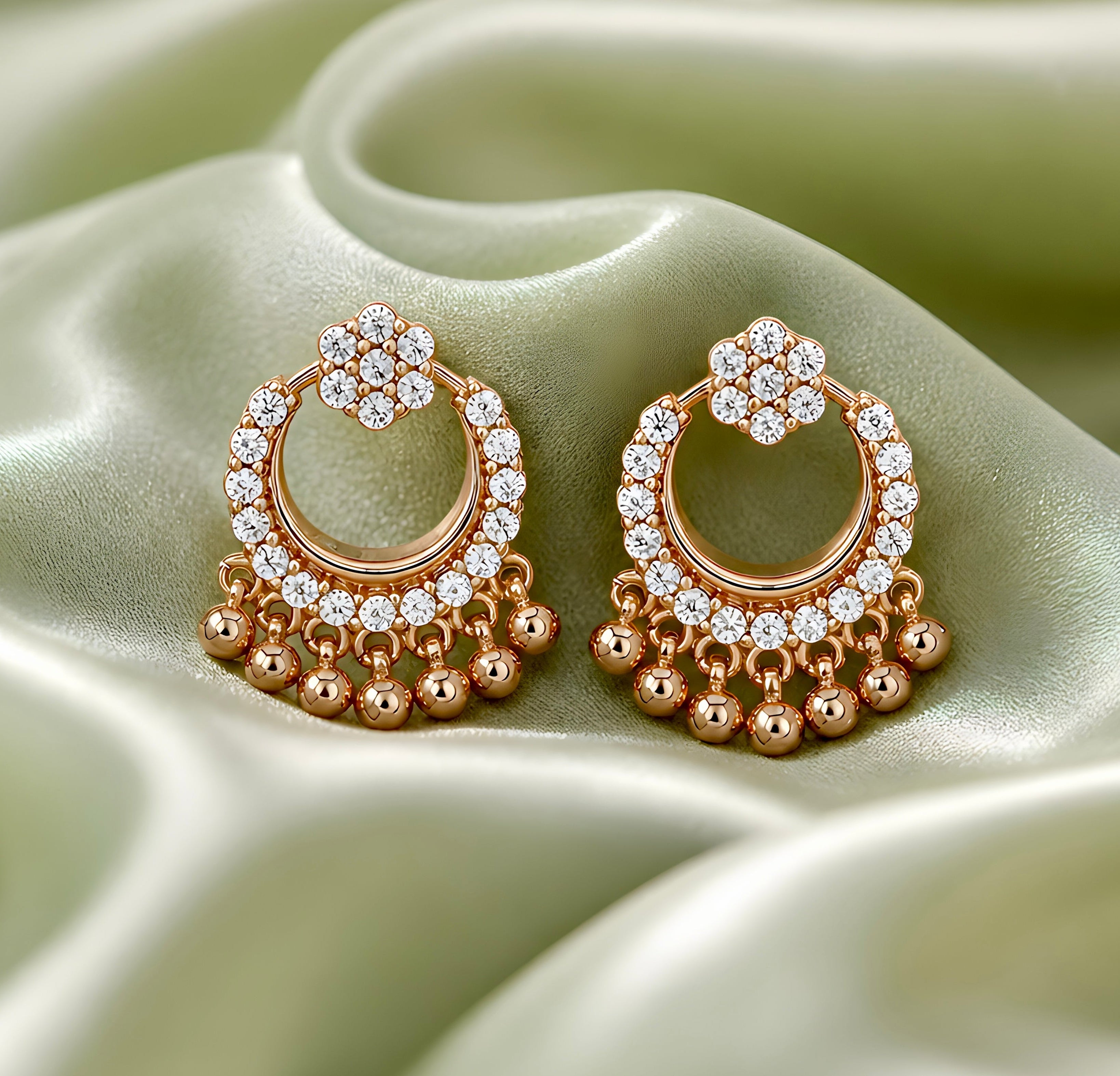 The Tara Chandbalis - Rose Gold