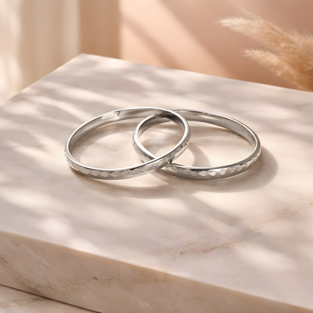 The Nitya Bangle - Silver